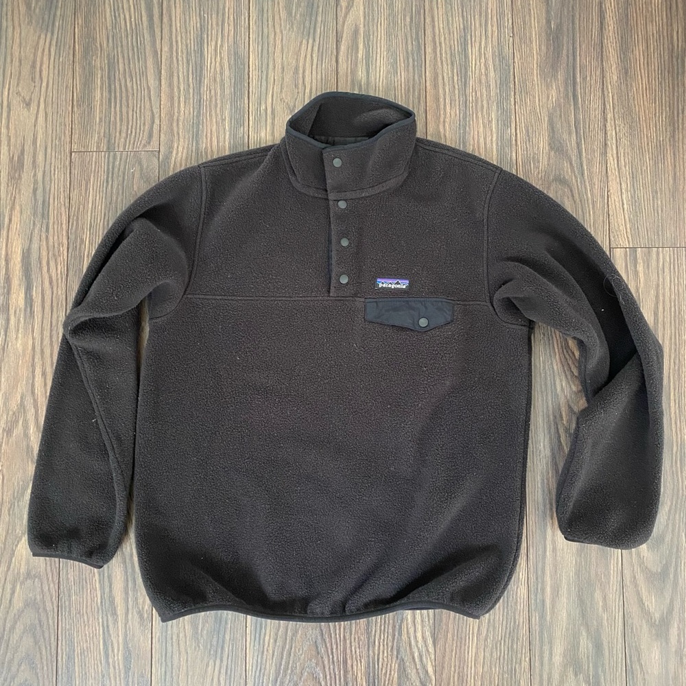 Patagonia Synchilla Button Up Sweater M - Black
